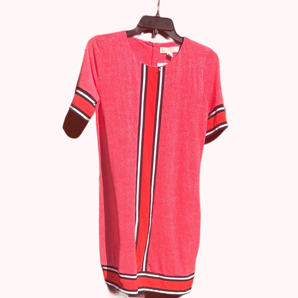 MICHAEL Michael Kors Striped Dress Retro Vintage Deadstock NWT NEW Stylish - Picture 5 of 13